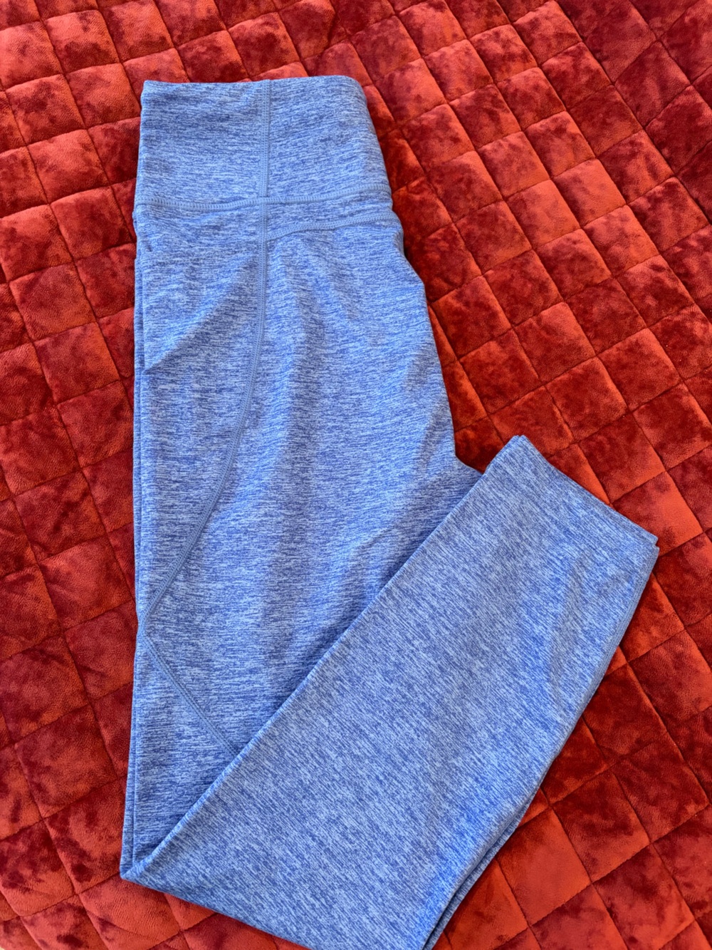 Heathered Blue High-Waist Leggings JOYLAB